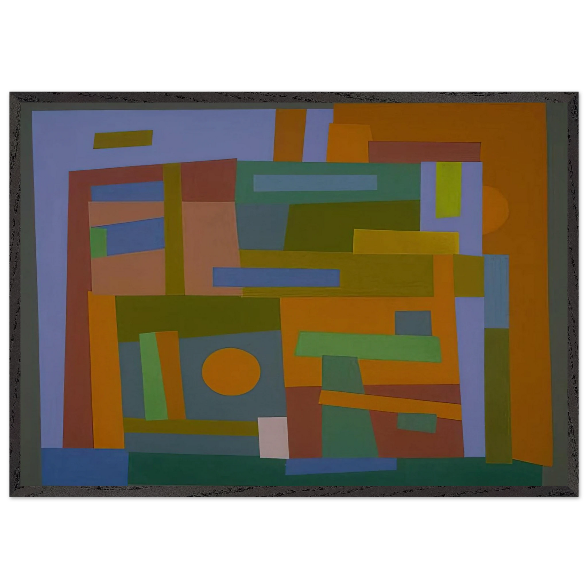 Number 30 - 1938 - Ad Reinhardt Framed Art Print – Black Wooden Frame - Default Title - -Framed Art Print