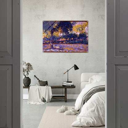 LANDSCAPE WITH EUCALYPTUS TREES AND RIVER TREES IN FRONT OF A RIVER 1908 - Henri Matisse Acrylic Print - 70x100 cm / 28x40″ inches