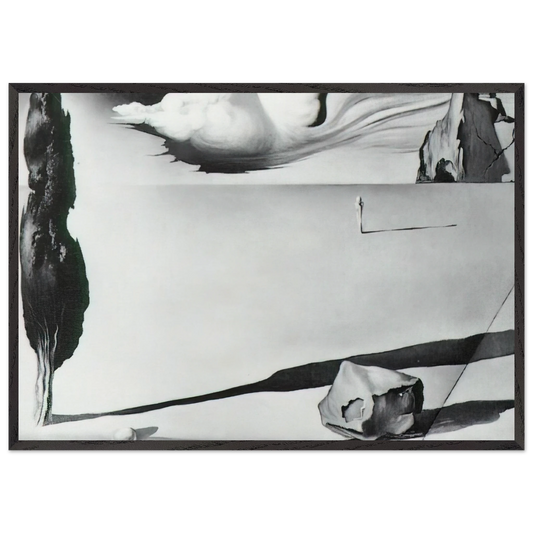 DESIGN FOR THE SET OF THE FILM SPELLBOUND - Salvador Dali Framed Art Print – Black Wooden Frame - Default Title - -Framed Art Print