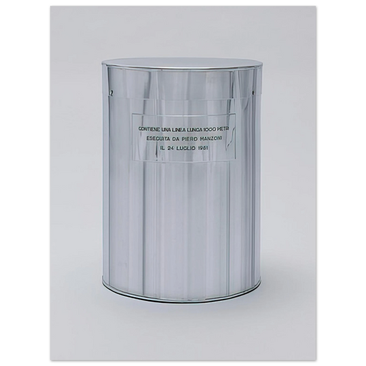 Piero Manzoni - Line 1000 Meters Long - 1961 Fine Art Poster - Default Title