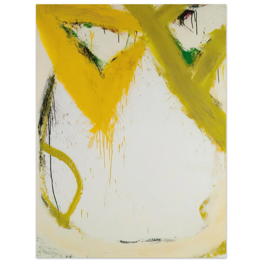Norman Bluhm - Butte - 1967 Fine Art Poster - Default Title
