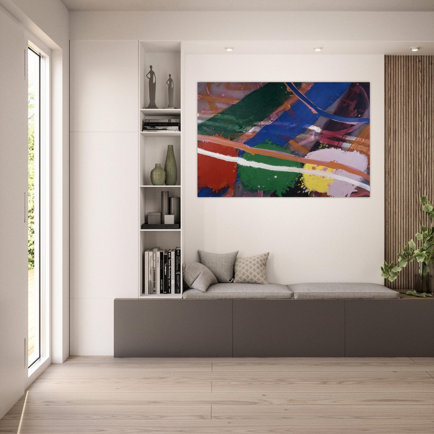 Festival - 1983 - Albert Irvin Art Prints - 100x150 cm / 40x60″ inches | Albert Irvin Poster | Albert Irvin Prints