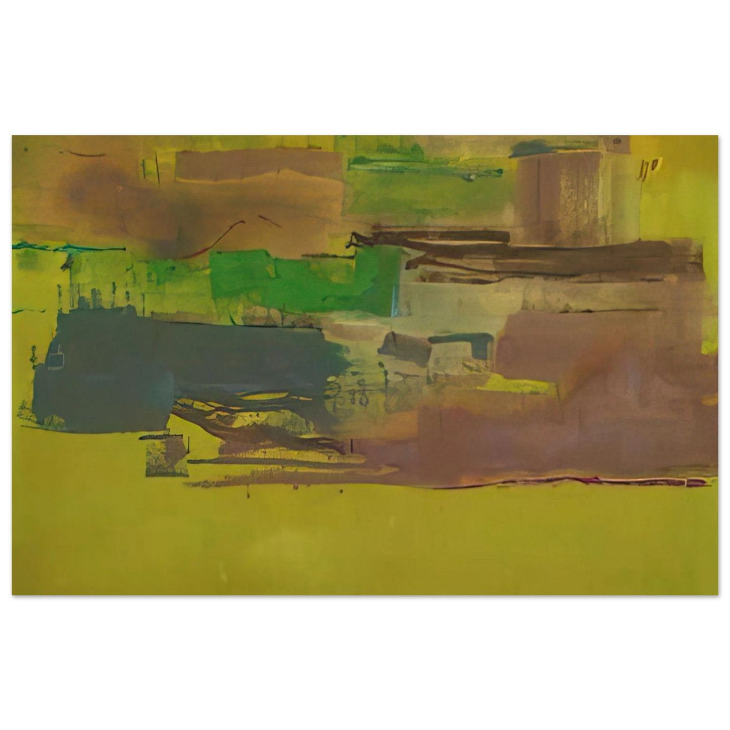 Helen Frankenthaler - August Deep - 1978 Wall art - 20x25 cm / 8x10 inches - Fine Art Poster - -
