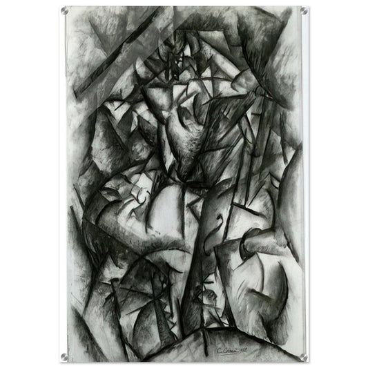 CONCERT CAFE 1912 - Carlo Carra Acrylic Print - 70x100 cm / 28x40″ inches