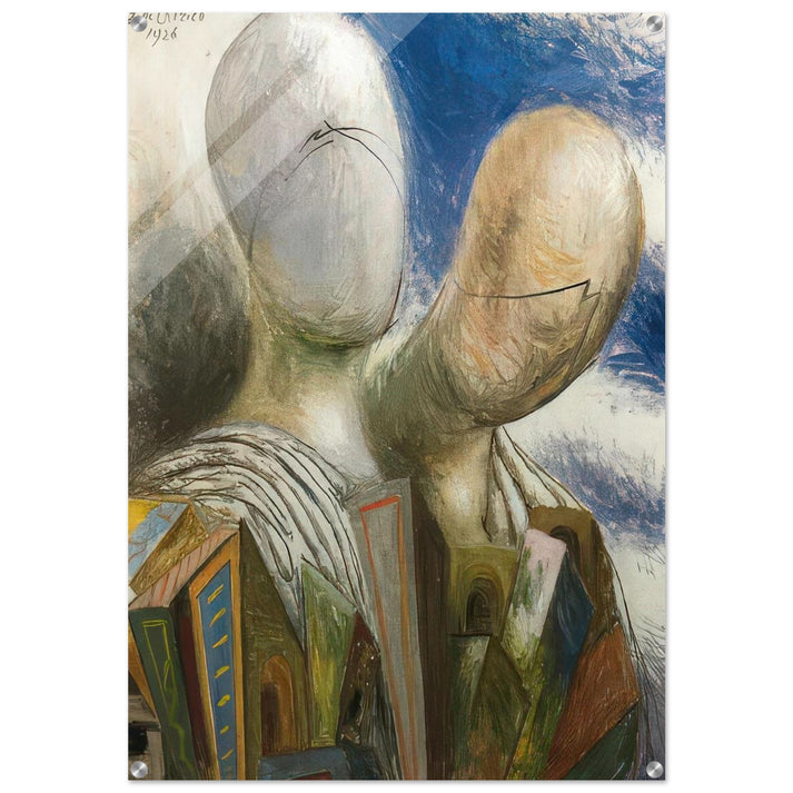 THE SPOUSES 1926 - Giorgio de Chirico Acrylic Print - 70x100 cm / 28x40″ inches | Giorgio de Chirico Wall Art | Giorgio de Chirico Prints