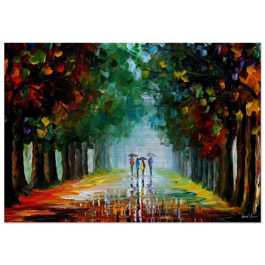 Leonid Afremov - Leonid Afremov Brushed Aluminum Print - 70x100 cm / 28x40 inches | Leonid Afremov Aluminum Print | Leonid Afremov Prints