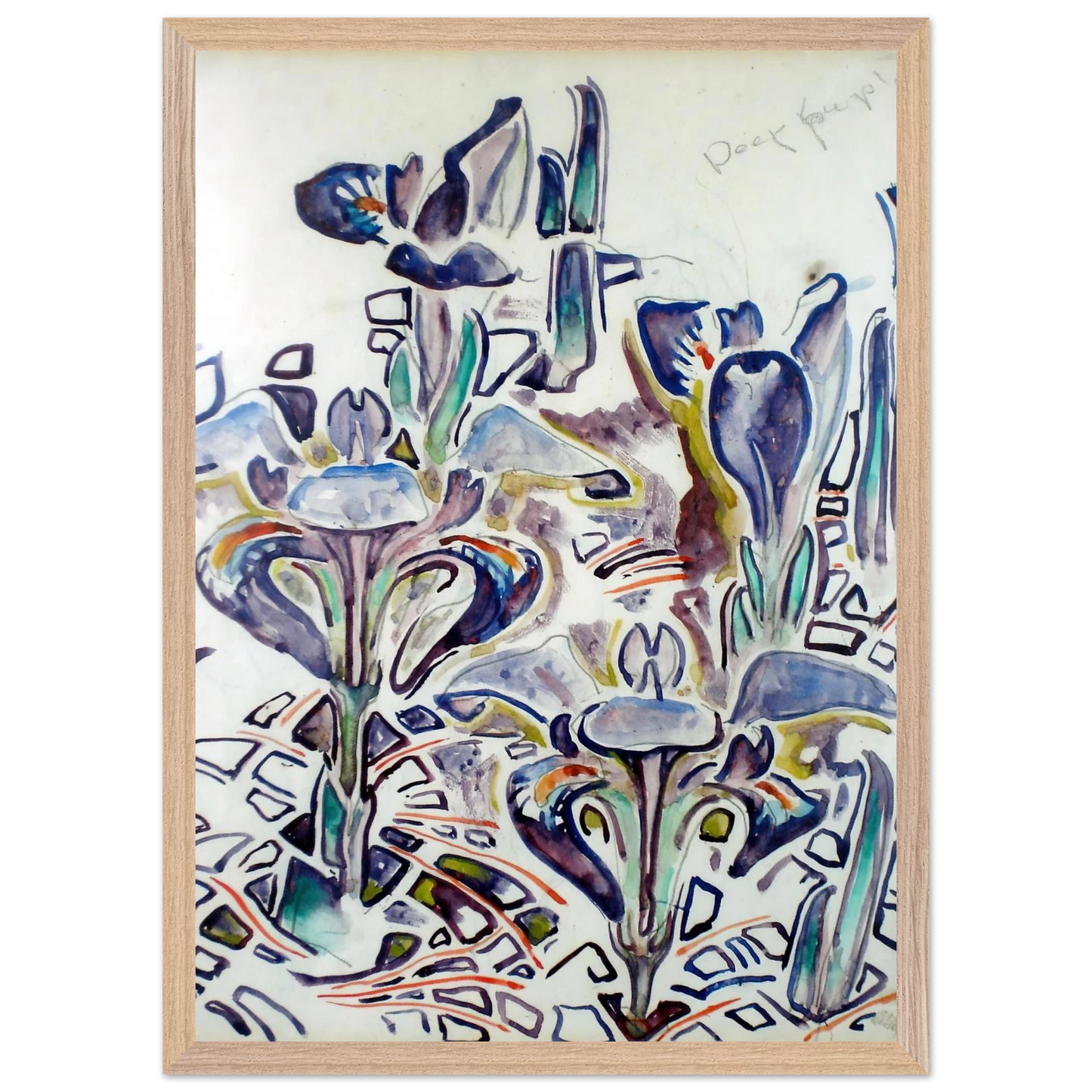 Walter Inglis Anderson - Walter Anderson Wall art - A2 (42 x 59.4  cm) - Premium Wooden Framed Poster With Fine Art Paper - Wood frame