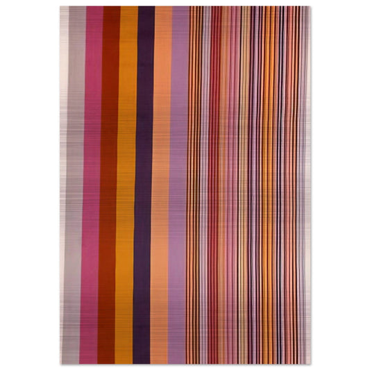 Lincoln Center - 1971 - Gene Davis Brushed Aluminum Print - 70x100 cm / 28x40 inches | Gene Davis Aluminum Print | Gene Davis Prints