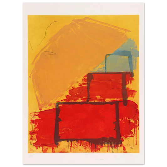 John Hoyland - Trickster - 1979 Fine Art Poster - Default Title