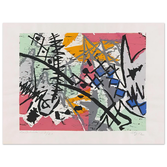 Ernst Wilhelm Nay - Farbholzschnitt 1952-4 - 1952 Fine Art Poster - Default Title