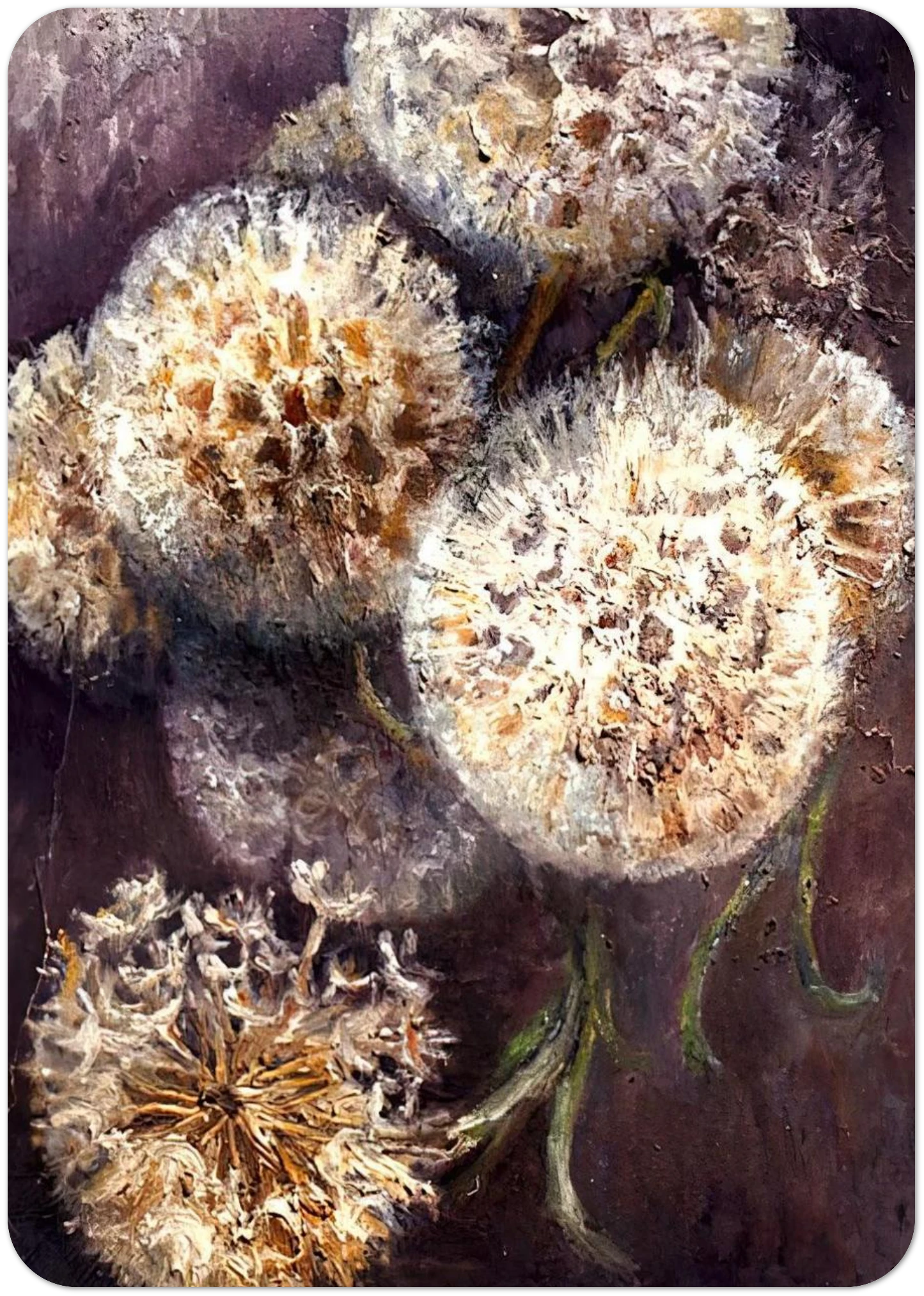 Dandelions By claude monet Pack of 10 Post Cards | claude monet Post Cards | A6 (10.5 x 14.8 cm) - 4.1 x 5.8 inches