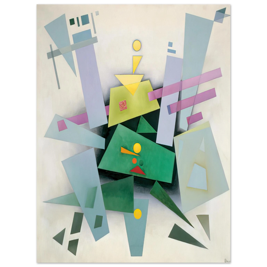 Rudolf Bauer - INVENTION COMPOSITION 31 1933 Fine Art Poster - Default Title