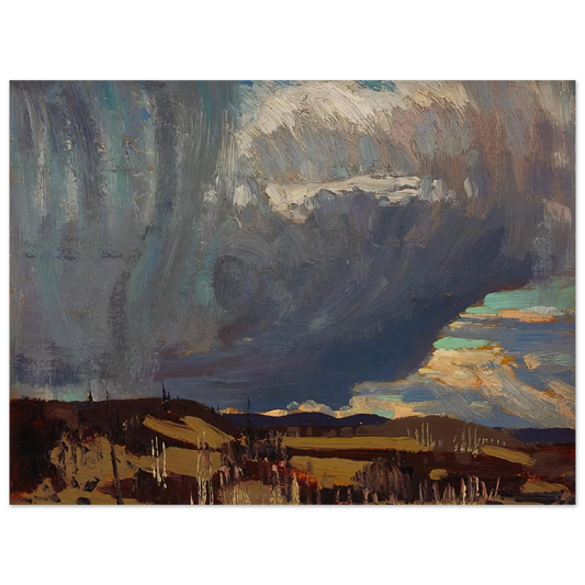 Tom Thomson - APPROACHING SNOWSTORM 1915 Fine Art Poster - Default Title