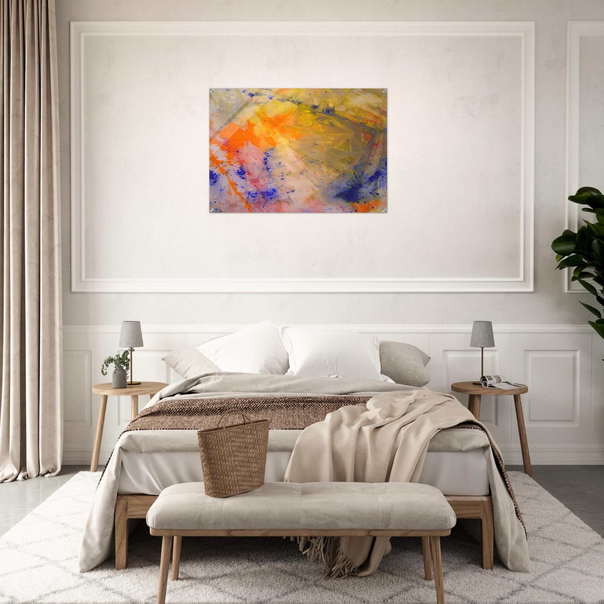 A Spring Thaw - Sam Gilliam Acrylic Print - 70x100 cm / 28x40″ inches | Sam Gilliam Wall Art | Sam Gilliam Prints