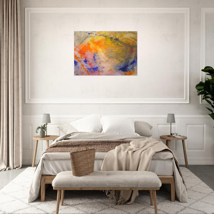 A Spring Thaw - Sam Gilliam Acrylic Print - 70x100 cm / 28x40″ inches | Sam Gilliam Wall Art | Sam Gilliam Prints