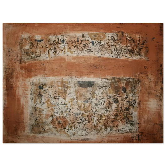 Zao Wou-Ki - ENTRE DEUX VILLES 1955 Fine Art Poster - Default Title
