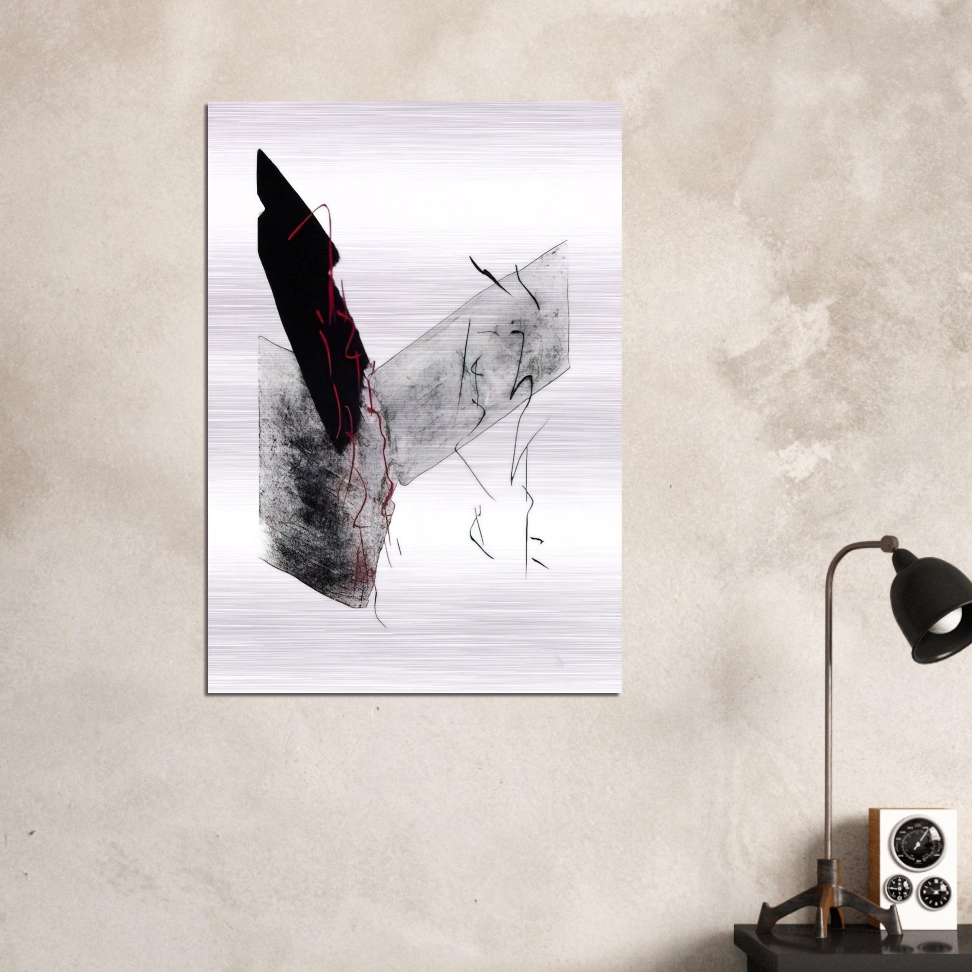 Katachi - Abstract Expressionism - Toko Shinoda Brushed Aluminum Print - 70x100 cm / 28x40 inches | Toko Shinoda Aluminum Print | Toko Shinoda Prints