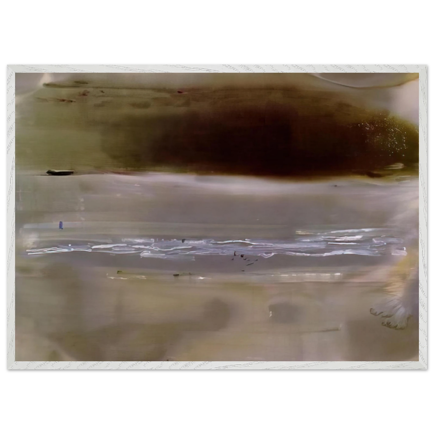 Helen Frankenthaler - Viewpoint II - 1979 Wall art - 70x100 cm / 28x40 inches - Premium Wooden Framed Poster With Fine Art Paper - White frame