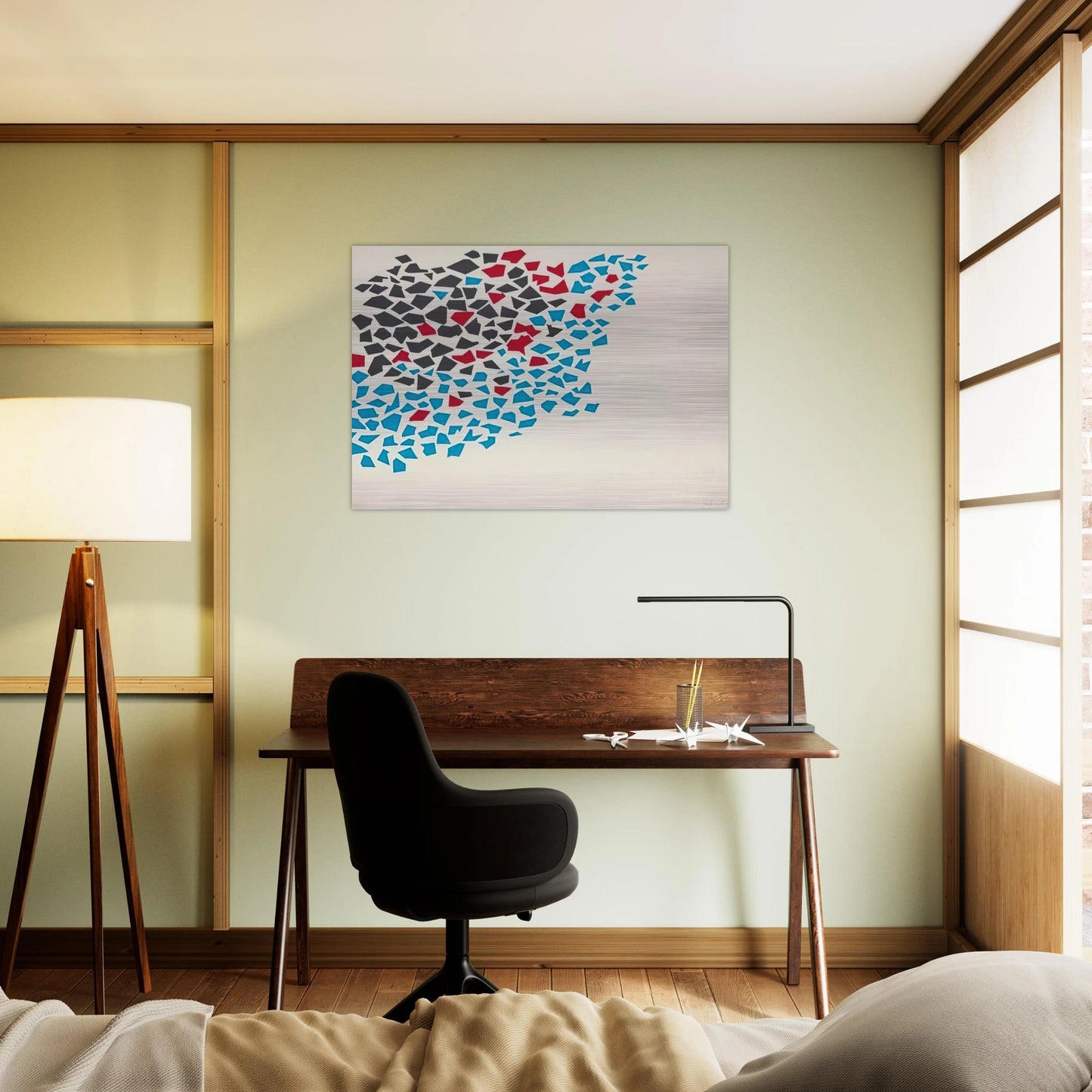 Abstract Composition - 1980 - Robert Goodnough Brushed Aluminum Print - 70x100 cm / 28x40 inches | Robert Goodnough Aluminum Print | Robert Goodnough Prints