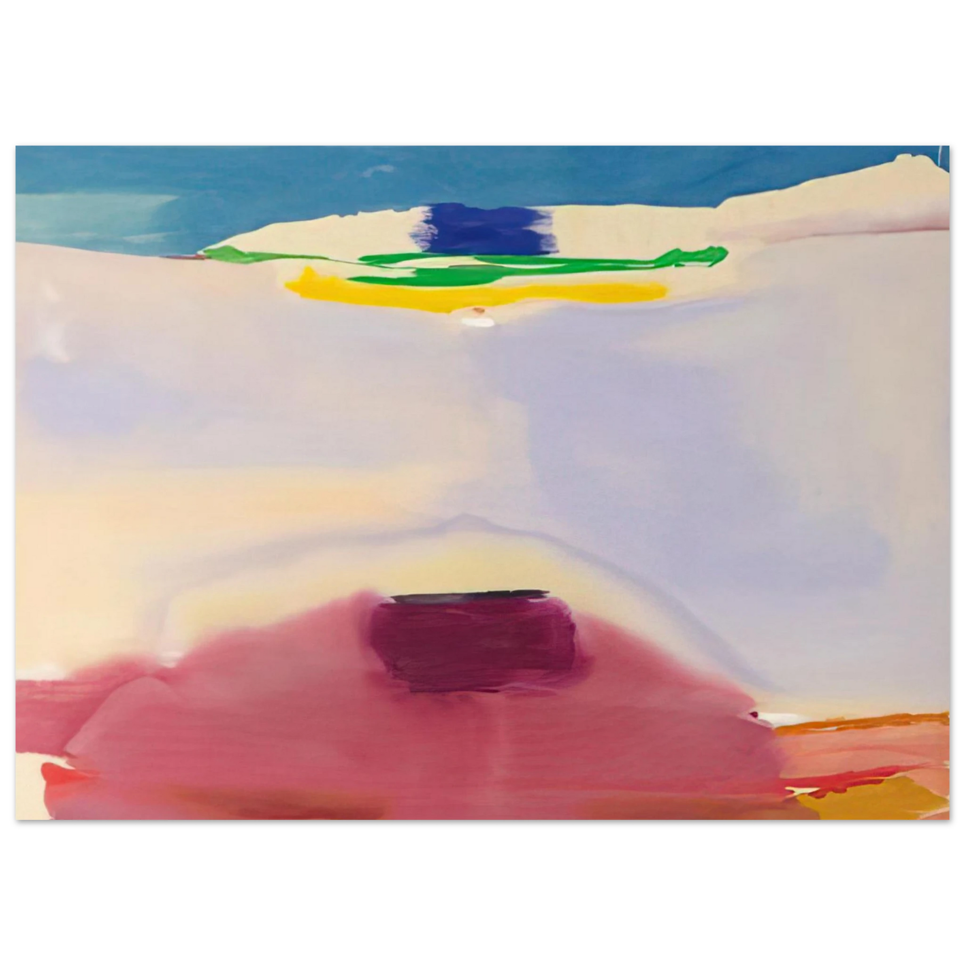 Helen Frankenthaler - Leveling - 1973 Wall art - 50x70 cm / 20x28 inches - Fine Art Poster - -