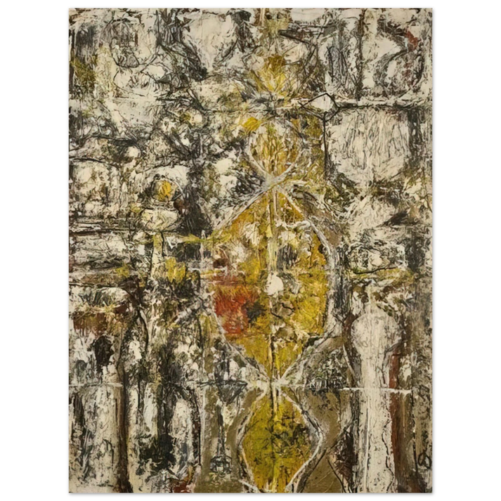 Richard Pousette-Dart - Cascella II - 1952  75x100 cm / 30x40inches Fine Art Poster