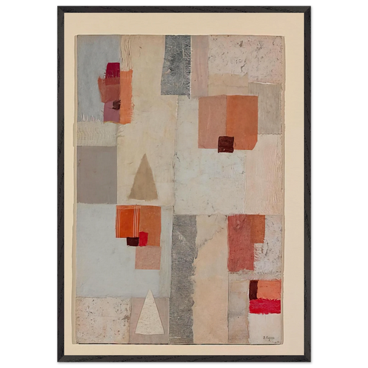 Untitled - 1954 N2 - Anne Ryan Framed Art Print – Black Wooden Frame - Default Title - -Framed Art Print