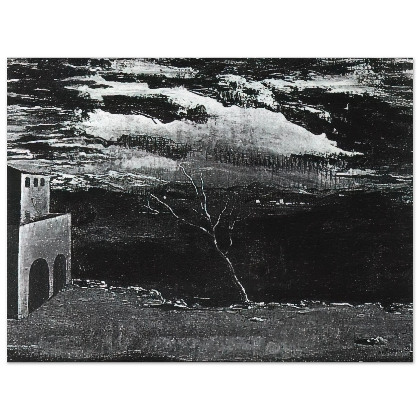 Salvador Dali - LANDSCAPE NEAR AMPURDAN Fine Art Poster - Default Title