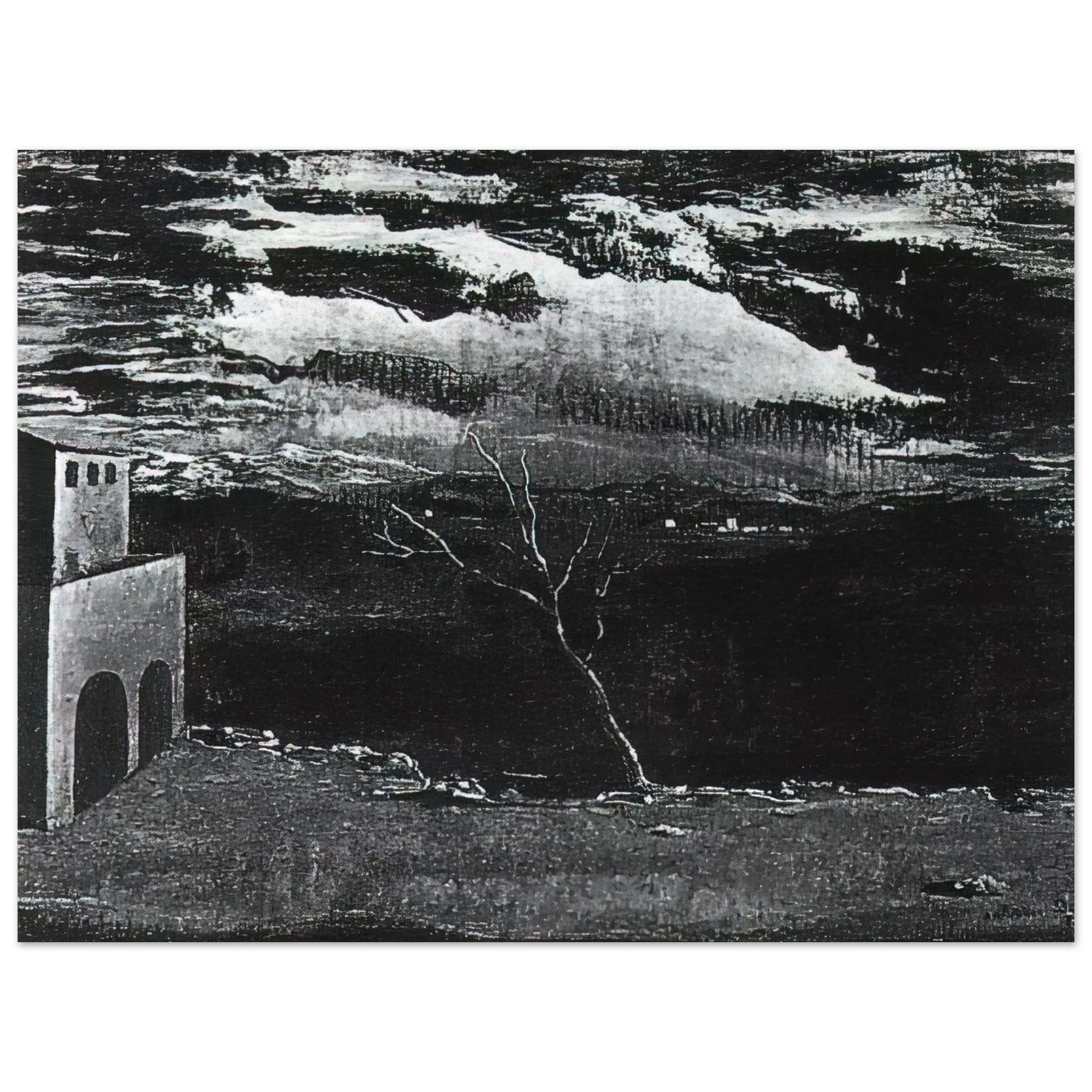 Salvador Dali - LANDSCAPE NEAR AMPURDAN Fine Art Poster - Default Title