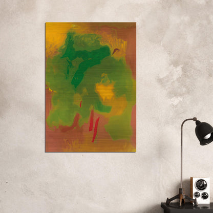 VISION 1991 - Esteban Vicente Brushed Aluminum Print - 70x100 cm / 28x40 inches | Esteban Vicente Aluminum Print | Esteban Vicente Prints