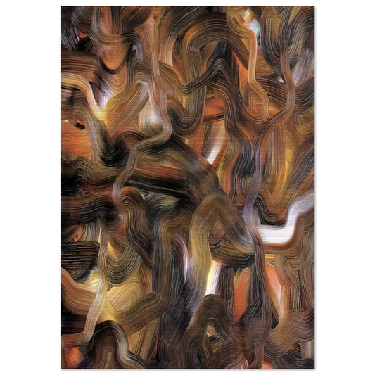 RED BLUE YELLOW - Gerhard Richter Brushed Aluminum Print - 70x100 cm / 28x40 inches | Gerhard Richter Aluminum Print | Gerhard Richter Prints