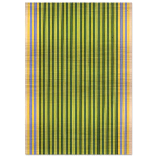 LimelightSounds of Grass - 1960 - Gene Davis Brushed Aluminum Print - 70x100 cm / 28x40 inches | Gene Davis Aluminum Print | Gene Davis Prints