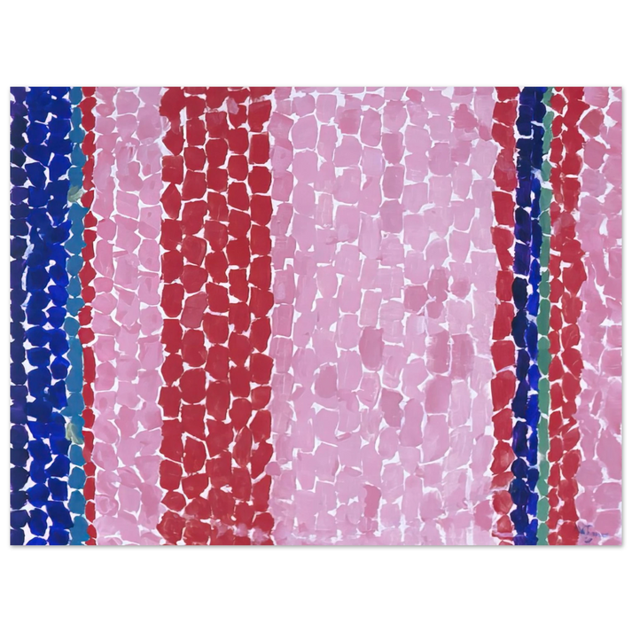 Alma Woodsey Thomas - A GLIMPSE OF MARS 1969  75x100 cm / 30x40inches Fine Art Poster