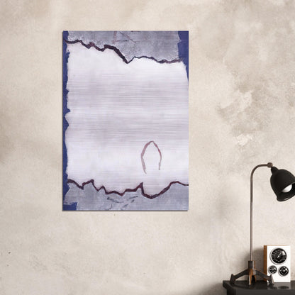 Edge of White Dawn #1 - 1982 - Theodoros Stamos Brushed Aluminum Print - 70x100 cm / 28x40 inches | Theodoros Stamos Aluminum Print | Theodoros Stamos Prints