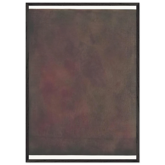 UNTITLED FARBRAUMK RPER 1978 - Gotthard Graubner Framed Art Print – Black Wooden Frame - Default Title - -Framed Art Print