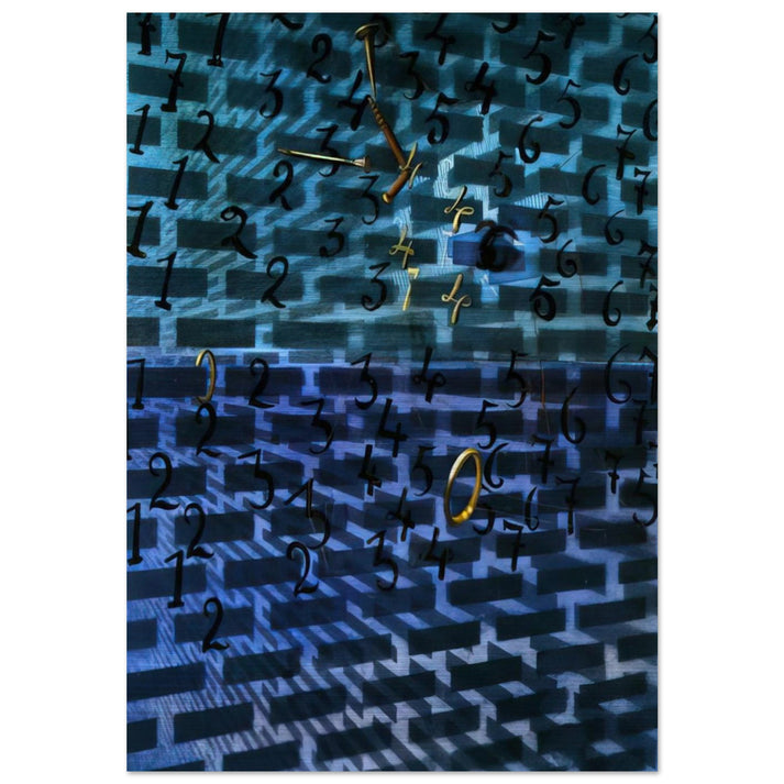 UNTITLED - Salvador Dali Brushed Aluminum Print - 70x100 cm / 28x40 inches | Salvador Dali Aluminum Print | Salvador Dali Prints