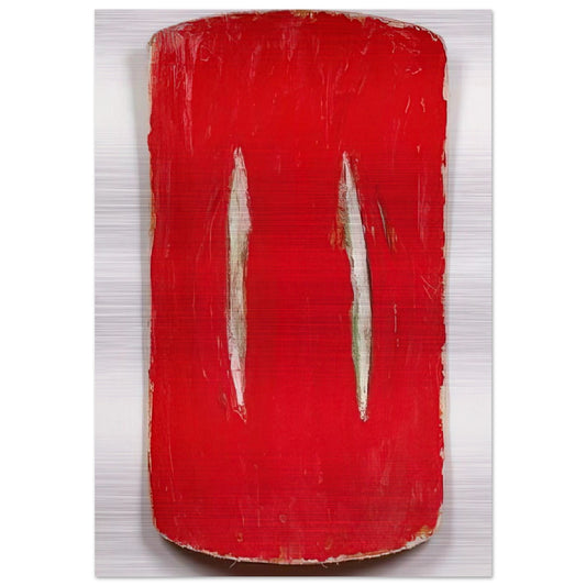 Old Flame - 1974 - Ron Gorchov Brushed Aluminum Print - 70x100 cm / 28x40 inches | Ron Gorchov Aluminum Print | Ron Gorchov Prints