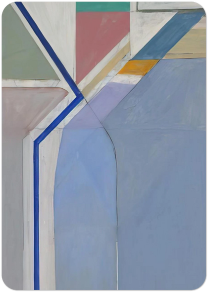 Ocean Park #24 By Richard Diebenkorn Pack of 10 Post Cards | Richard Diebenkorn Post Cards | A6 (10.5 x 14.8 cm) - 4.1 x 5.8 inches