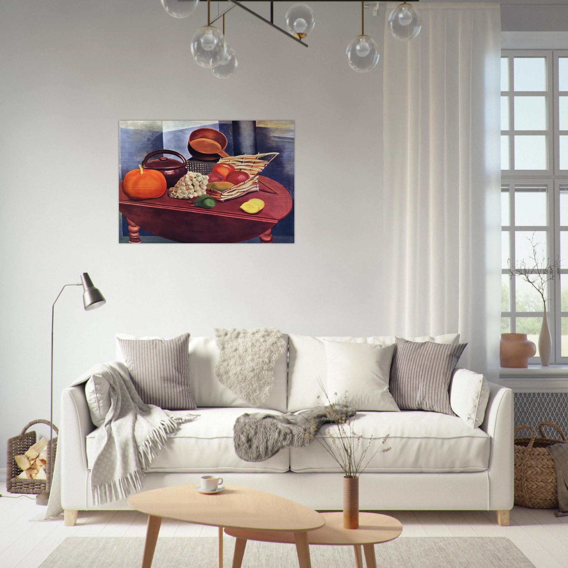 STILL LIFE - Moise Kisling Brushed Aluminum Print - 70x100 cm / 28x40 inches | Moise Kisling Aluminum Print | Moise Kisling Prints