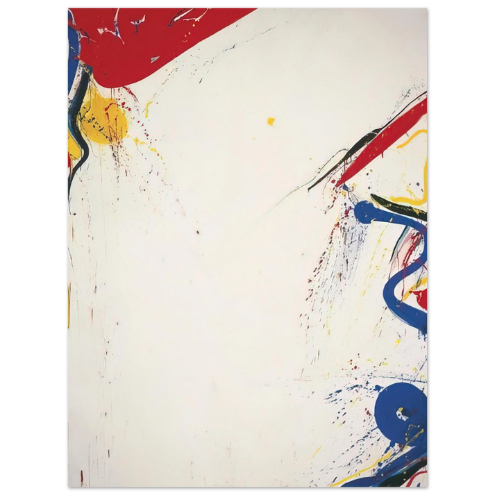 Sam Francis - When White  75x100 cm / 30x40inches Fine Art Poster