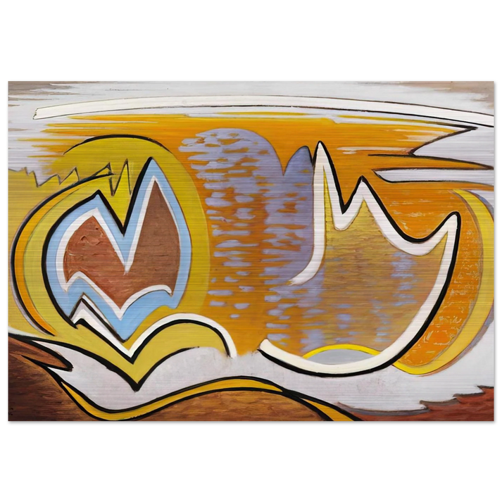 Abstract - Abstract Art - Lawren Harris Brushed Aluminum Print - 70x100 cm / 28x40 inches | Lawren Harris Aluminum Print | Lawren Harris Prints