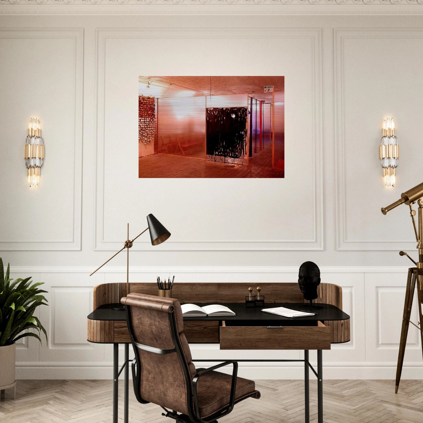 18 Happenings in 6 Parts - Allan Kaprow Brushed Aluminum Print - 70x100 cm / 28x40 inches | Allan Kaprow Aluminum Print | Allan Kaprow Prints