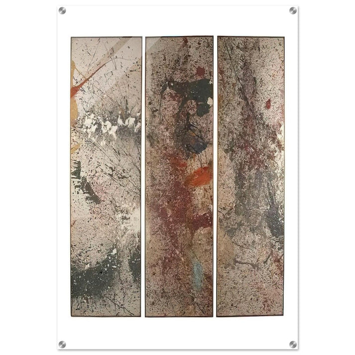 UNTITLED TRIPTYCH 1961 - Taro Yamamoto Acrylic Print - 70x100 cm / 28x40″ inches | Taro Yamamoto Wall Art | Taro Yamamoto Prints