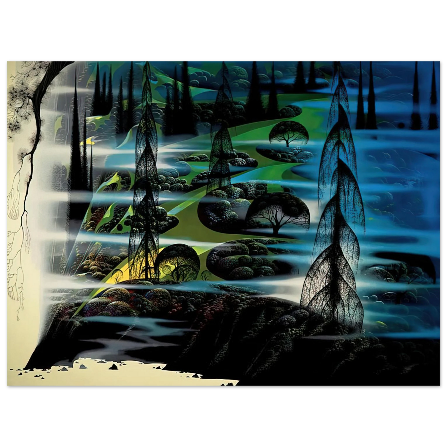 Eyvind Earle - Beauty Beyond Believing Fine Art Poster - Default Title