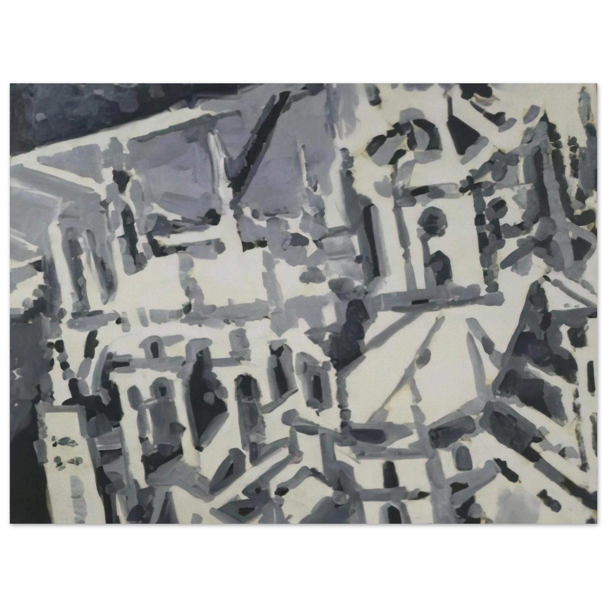 Gerhard Richter - TOWNSCAPE M9 1968 Fine Art Poster - Default Title