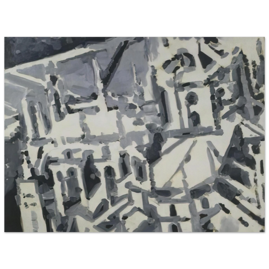 Gerhard Richter - TOWNSCAPE M9 1968 Fine Art Poster - Default Title