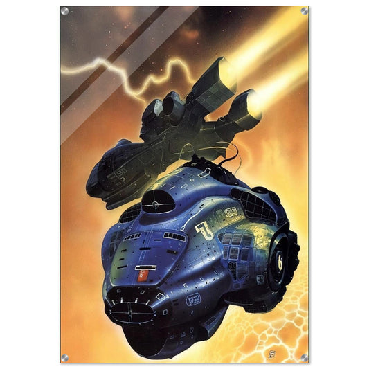 Chris Foss - Chris Foss Acrylic Print - 70x100 cm / 28x40″ inches | Chris Foss Wall Art | Chris Foss Prints