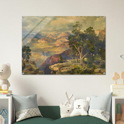 Grand Canyon from Hermit Rim Road - Thomas Moran Acrylic Print - 70x100 cm / 28x40″ inches