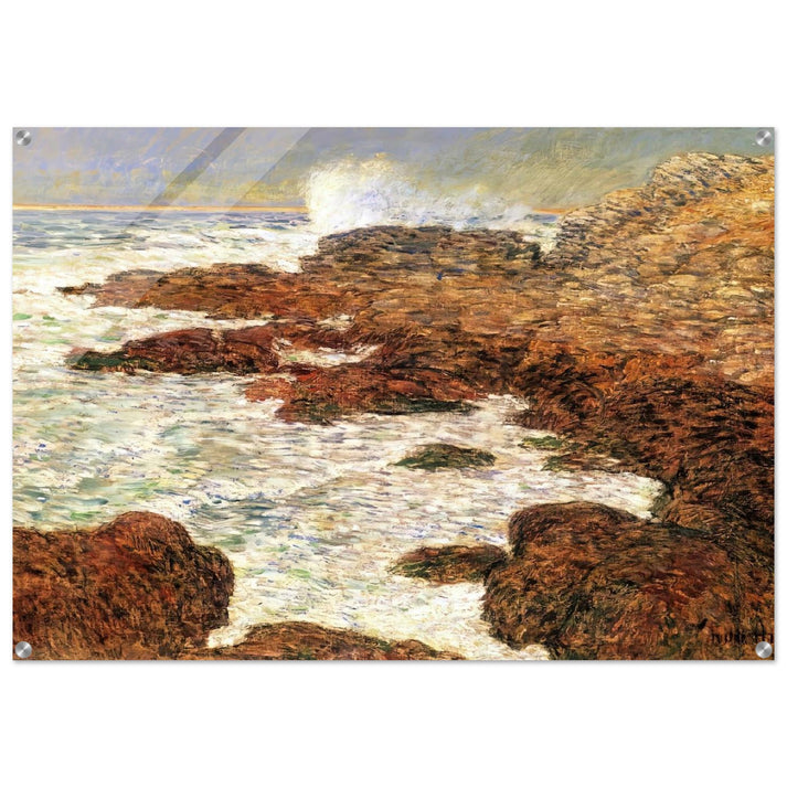 Seaweed and Surf, Appledore - Childe Hassam Acrylic Print - 70x100 cm / 28x40″ inches