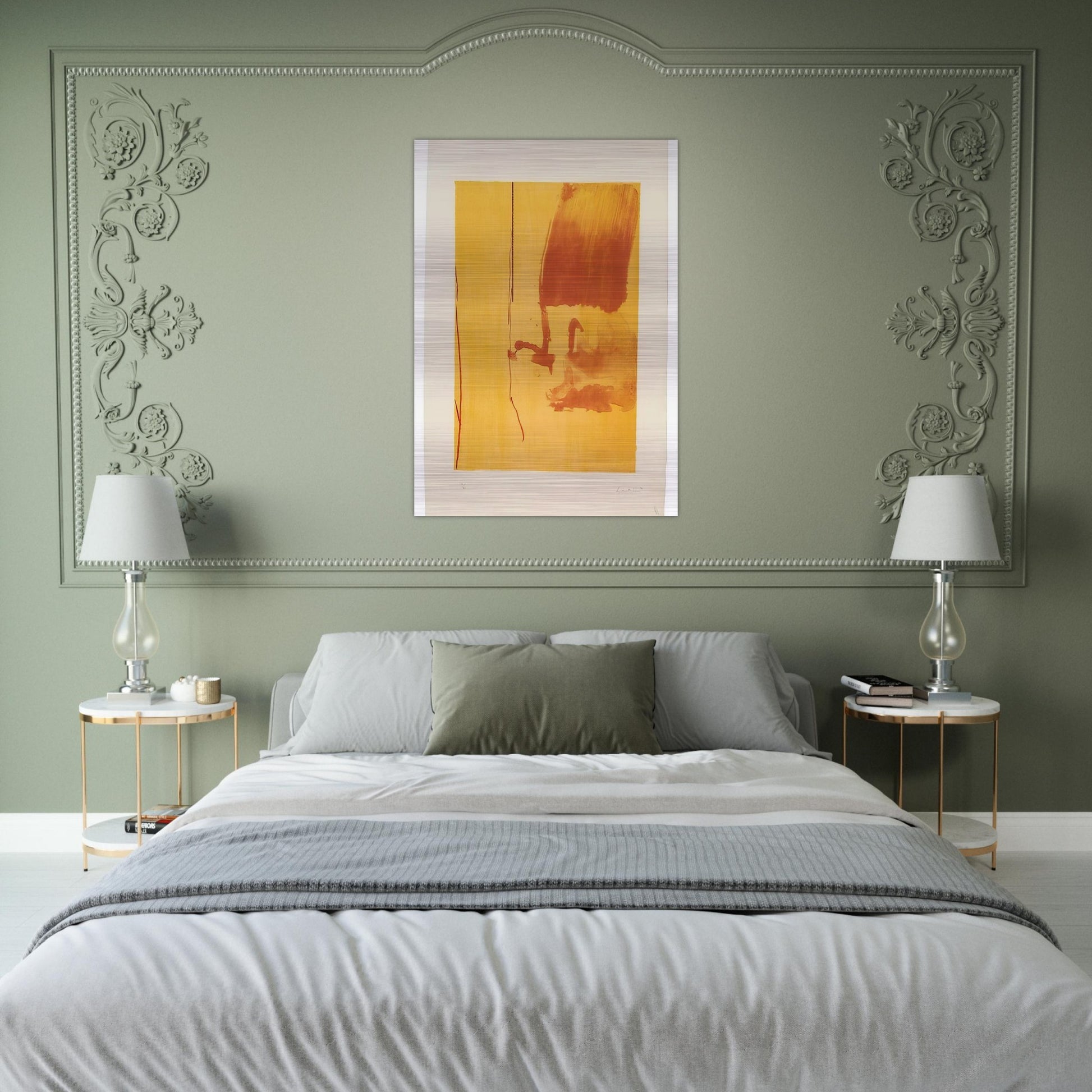 Harvest - 1976 - Helen Frankenthaler Brushed Aluminum Print - 70x100 cm / 28x40 inches | Helen Frankenthaler Aluminum Print | Helen Frankenthaler Prints