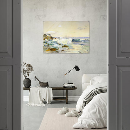 On the Brittany Coast - Childe Hassam Acrylic Print - 70x100 cm / 28x40″ inches | Childe Hassam Wall Art | Childe Hassam Prints